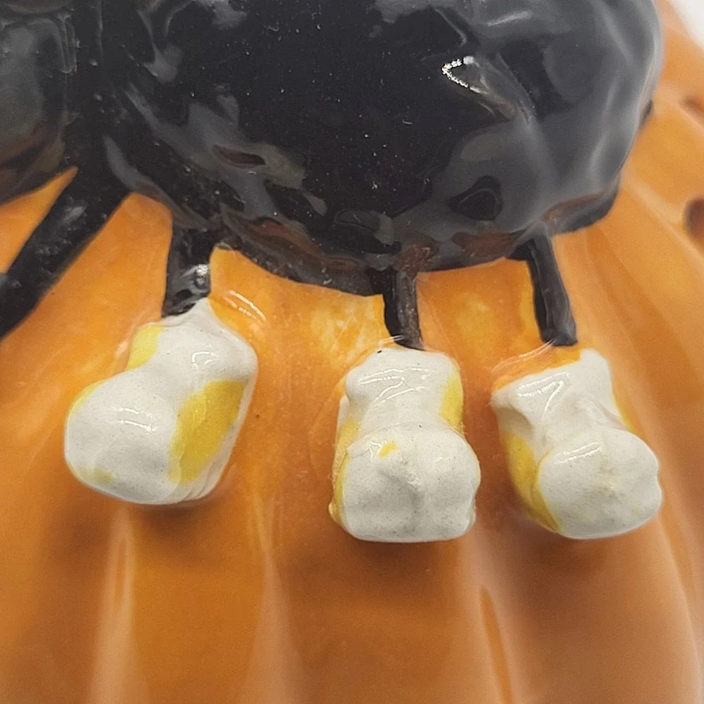 Transpac Holiday Shop Pumpkin Spider Salt Pepper Shakers Halloween Set